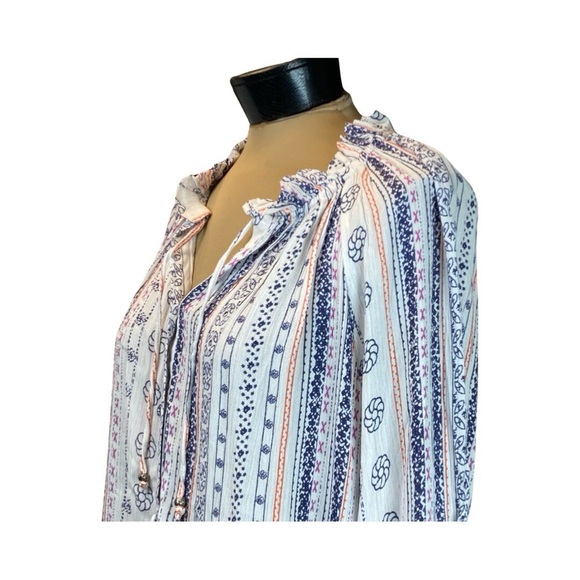 Grace & Lace Willow Button Down Peasant Blouse - Size XL - NWT - Picture 3 of 11